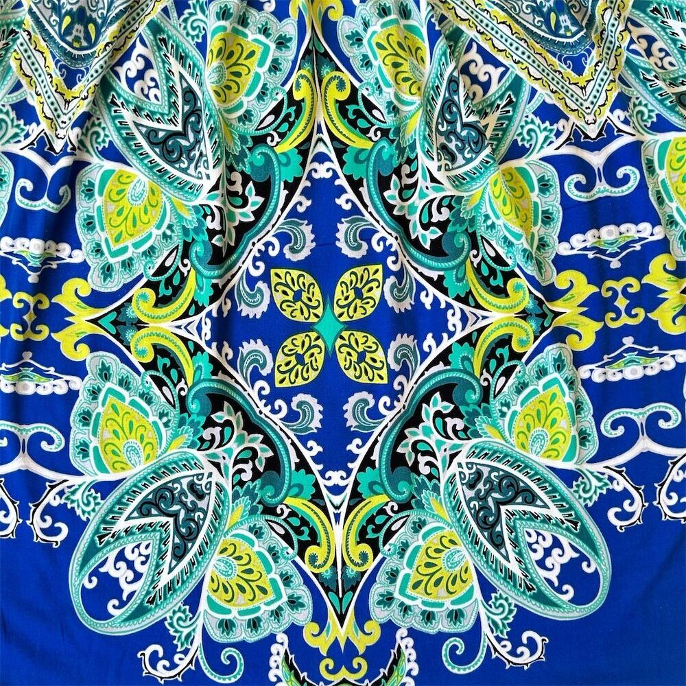 Madison Women's Paisley Tunic Blouse Multicolor Size S - Picture 5 of 8